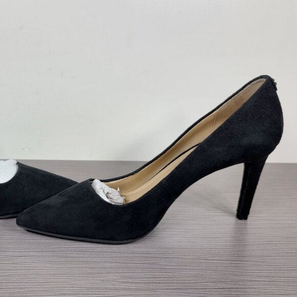 Michael Michael Kors Pointed Toe Flex Pump, Black Suede, Womens Size 8.5 M / 39 - Picture 6 of 12